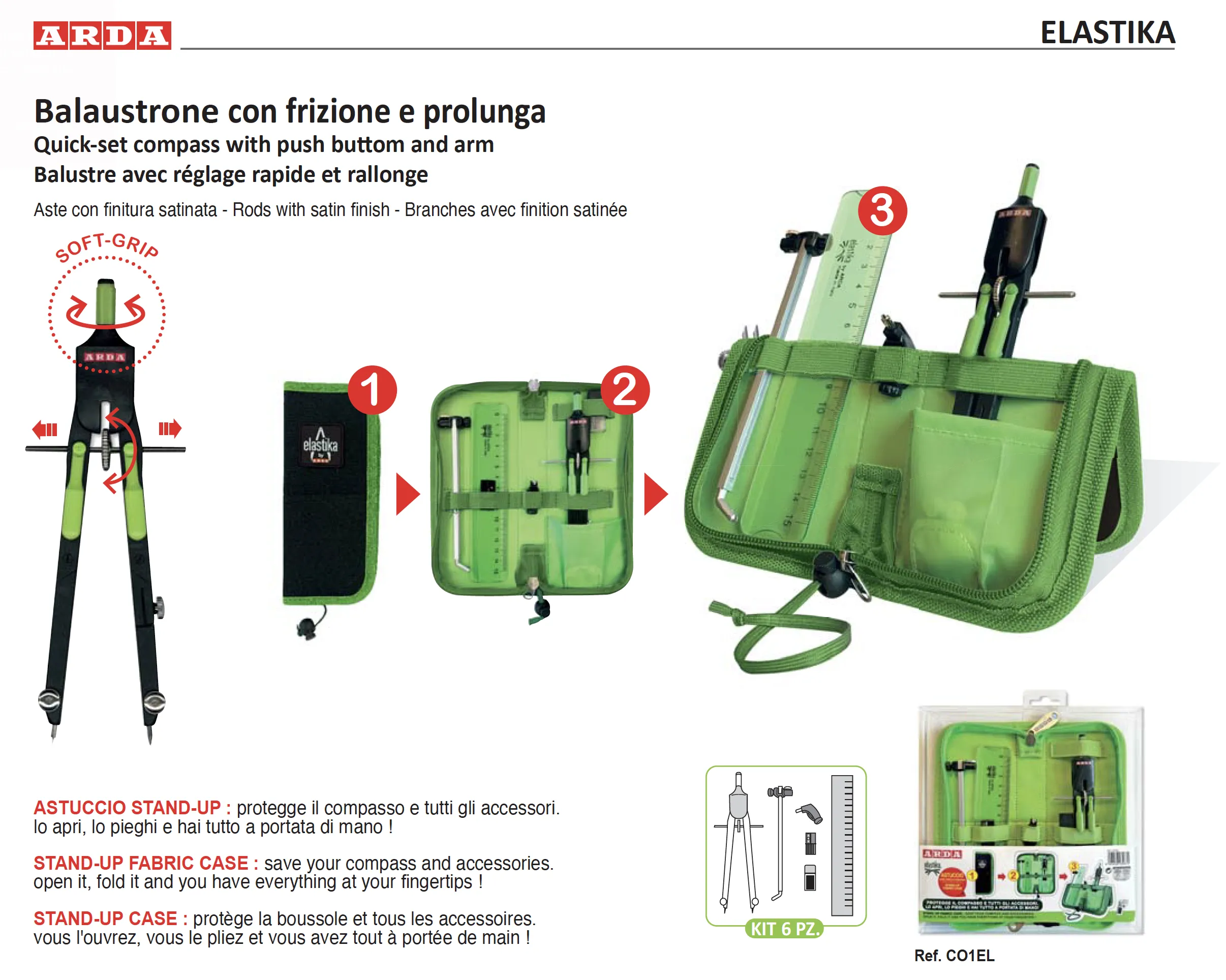 Anello Universale Per Compasso Con Attacco 4mm