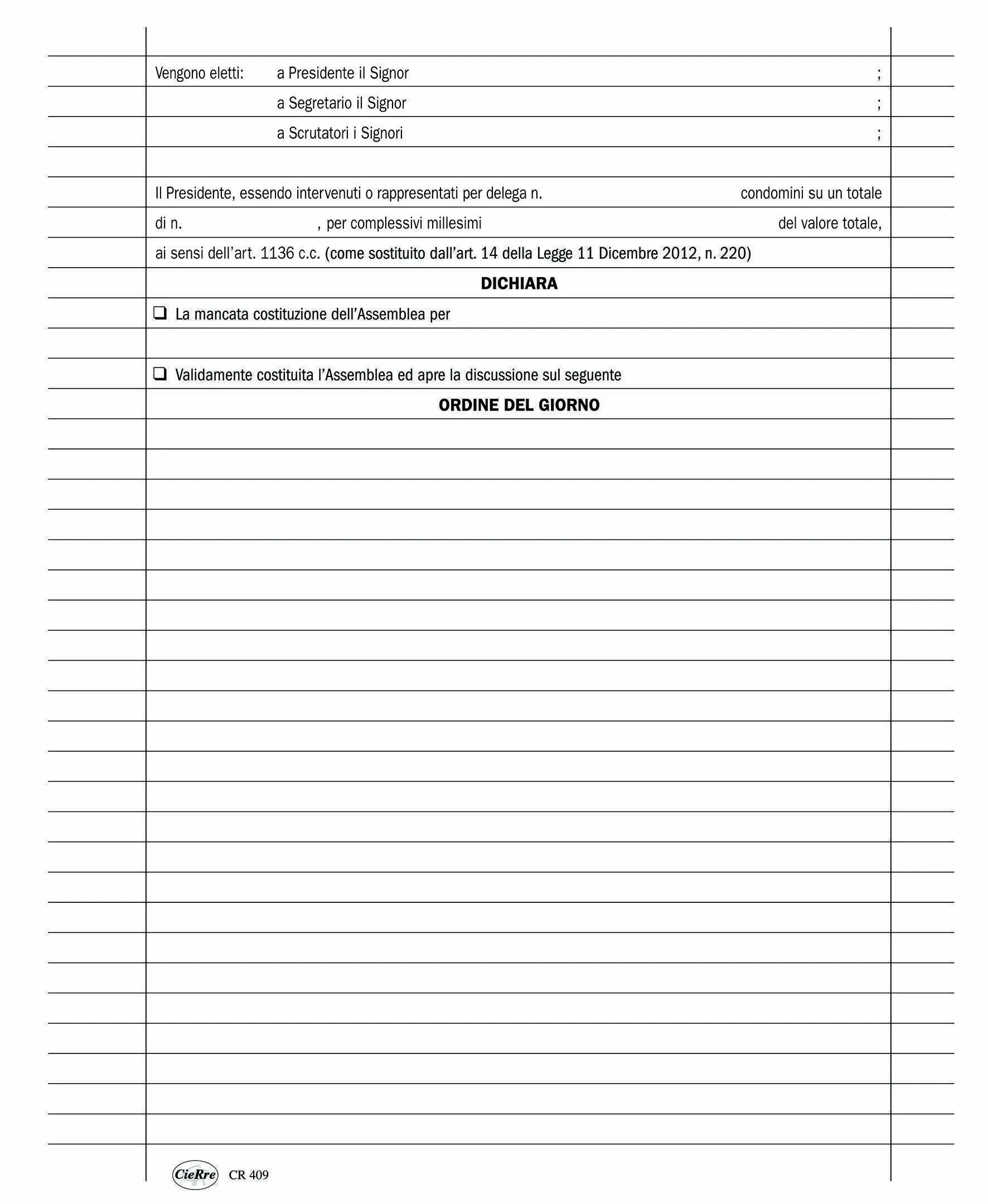 Verbale Assemblea Soci: Guida E Modello